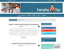 Tablet Screenshot of everydayemstips.com